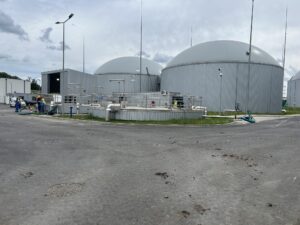 Biometanownia w Głąbowie – panorama instalacji, realizacja PROEKO BIOGAS