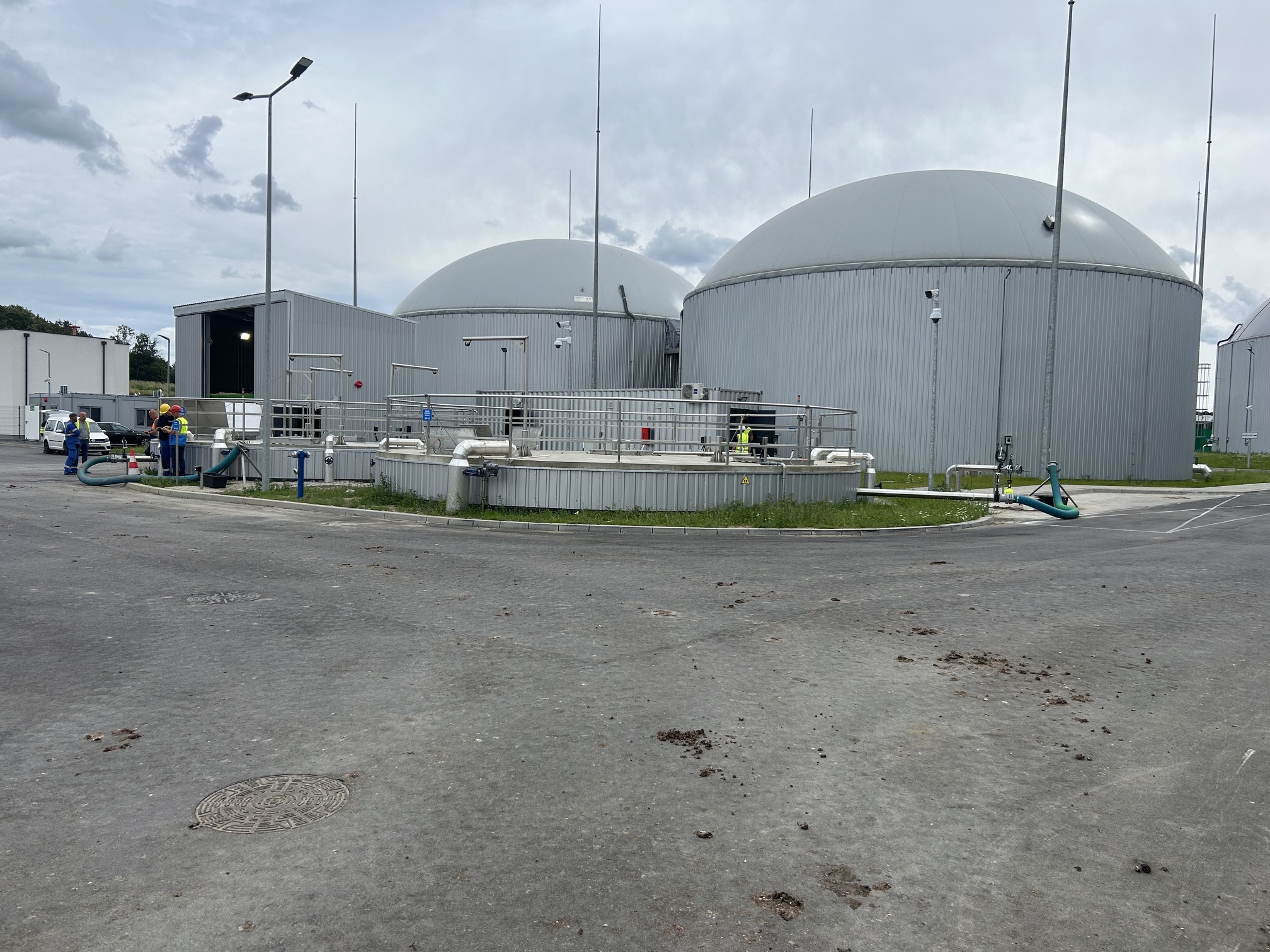 Biometanownia w Głąbowie – panorama instalacji, realizacja PROEKO BIOGAS