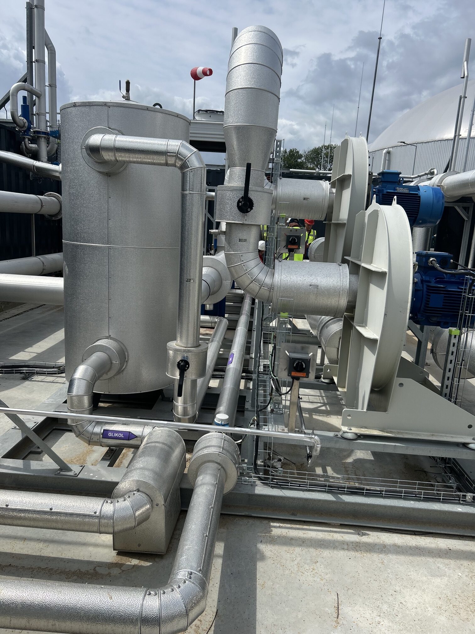 Biometanownia w Głąbowie – instalacja rurociągów technologicznych, realizacja PROEKO BIOGAS